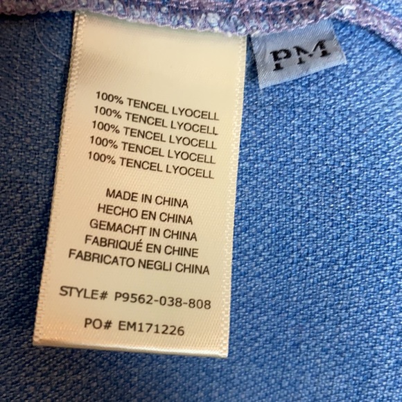 Cloth&Stone NWOT Chambray Halter Sz PM - Picture 5 of 5